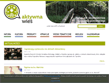 Tablet Screenshot of aktywnawies.pl